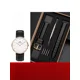 thumbnail image 2 of Correa de reloj DW de piel auténtica para hombre y mujer, de liberación rápida, duradera, de 14, 18, 20 y 22 mm, estilo antiguo y clásico de piel de vaca, 2 of 5