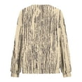 thumbnail image 5 of Craaazy Shirts For Women Crewneck Sweatshirts Striped Printed Comfy Pullover Long Sleeve Fashion Printed Tops Gifts For Women, 5 of 5
