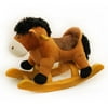 Ponyland Brown Rocking Horse with Sound 24” - Ages 18 Months and up