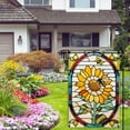 thumbnail image 4 of Bee Sunflowers Garden Flag Spring Summer Garden Flag Glass Sytle Vertical Double Sided Rustic Farmland Burlap Yard Lawn Outdoor Decor 12.5x18", 4 of 6