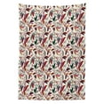 thumbnail image 3 of Ambesonne Colorful Tablecloth Rectangular Table Cover, Modern Swirls Leaves, 60"x90", Multicolor, 3 of 4