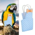 thumbnail image 2 of Pet Bird Parrot Cockatiel Bird Diaper Flight Suite Liners Clothes SuppliesBlue S, 2 of 9