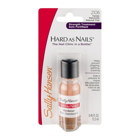 Sally Hansen Hard as Nails 2106 Natural Tint, 0.45 FL OZ