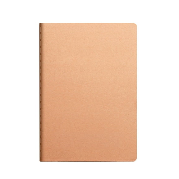 Nkmbld College Ruled Notebook Kraft Paper Notebooks Soft Faced Copybook Notebook for Work, Travel, Bible, and Meeting, Yellow