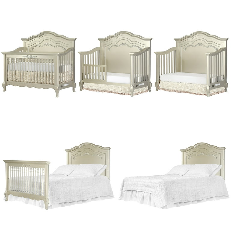 Evolur aurora gold store dust crib