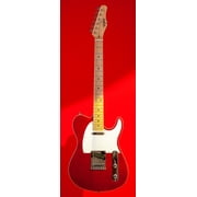 Tagima T 550 CA-LF/WH Electric Guitar - Candy Apple Red