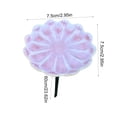 thumbnail image 3 of Glazed Ceramic Pollinator Waterer with Stake, Floral Insect Bird Feeder Bath, Sturdy Garden Yard Ornament for Hummingbirds Butterflies, Outdoor Patio Backyard Pollinator Station, 3 of 6