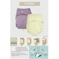 thumbnail image 3 of GroVia Reusable Hybrid Baby Cloth Diaper Hook & Loop Shell, One Size Vanilla, 3 of 9