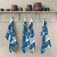 thumbnail image 5 of Kitchen Towels Cute Cartonn Sharks Pattern Cleaning Towel Absorbent Hand Towels Tea Towels for Home Restaurant Dish Clean 28" x 18", 6PCS, 5 of 7