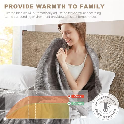 Degrees Of Comfort Queen Size Heated Blanket