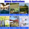 thumbnail image 2 of 121PCS Sun Shade Sail Hardware Kit, Includes 4pcs 10ft Nylon Coated Cable Wire, 304 Stainless Steel Sun Shade Sail Installation Kit for Triangle Rectangle Shade Canopy fo, 2 of 7