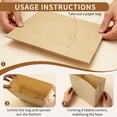 thumbnail image 5 of 200 Pack Feminine Hygiene Liner Bag, 10 x 7.5 x 3.4 Inch Paper Sanitary Napkin Disposal Trash Bags for Tampon, Cotton Slivers, Bathroom, Restroom, Brown, 5 of 5