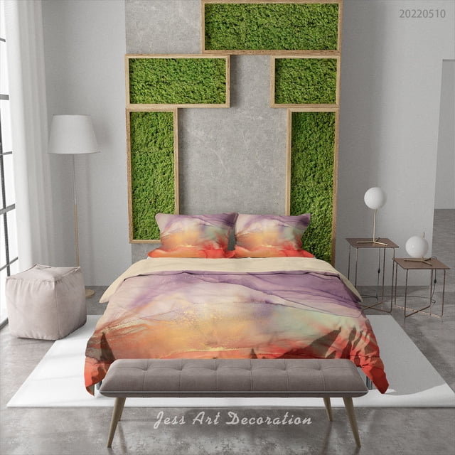 3D Ink And Wash Fluid Ripple Quilt Cover Set Bedding Set Duvet Cover Pillowcase
