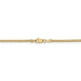 thumbnail image 4 of Real 14kt Yellow Gold 1.8mm Flat Wheat Chain; 24 inch; Lobster Clasp; for Adults and Teens; for Women and Men, 4 of 5