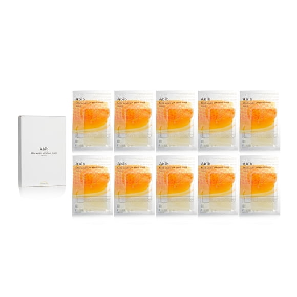 Mascarilla Abib Honey Fit, pH ácido suave, 30 ml x 10 unidades