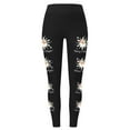 thumbnail image 3 of WILLBEST Leggings de Mujer, Cintura Alta, para Entrenamiento, Yoga, Pantalones Suaves, Elásticos, con Estampado Navideño, Bloques de Color, Cómodos, para Fitness Grande, 3 of 4