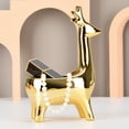 thumbnail image 4 of GadgetVLot Living Room Porch Desktop Ceramic Deer Ornaments Decoration Sundries Jewelry Storage Box, 4 of 14