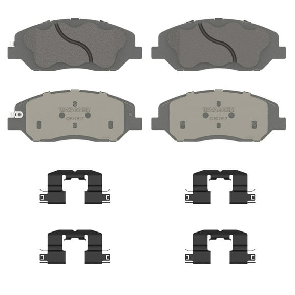 Wagner Brake OEX OEX1917 Disc Brake Pad Set Premium Ceramic Fits select: 2017-2018 HYUNDAI SANTA FE, 2019 HYUNDAI SANTA FE XL