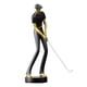 thumbnail image 3 of Figura de golf, adorno artístico, regalos para el hogar, decoración de golfista, escultura de resina para artes C negra, 3 of 9