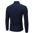 thumbnail image 1 of SUNSIOM Chandail Décontracté pour Hommes, Col Roulé Slim Monochrome, 1 of 3