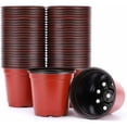 thumbnail image 1 of Pots de Pépinière Robustes, Design Flexible Conteneurs de Plantes 8 Pouces pour Propagation de Succulentes, Réutilisables, Lavables, avec d'Excellents Trous de Drainage pour des Racines Saines, 1 of 5