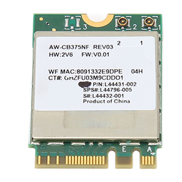 Tarjeta de red RTL8822CE 300Mbps 2.4G 867Mbps 5G BT5.0 Tarjeta WiFi M.2 Plug and Play para placa base de computadora portátil de escritorio