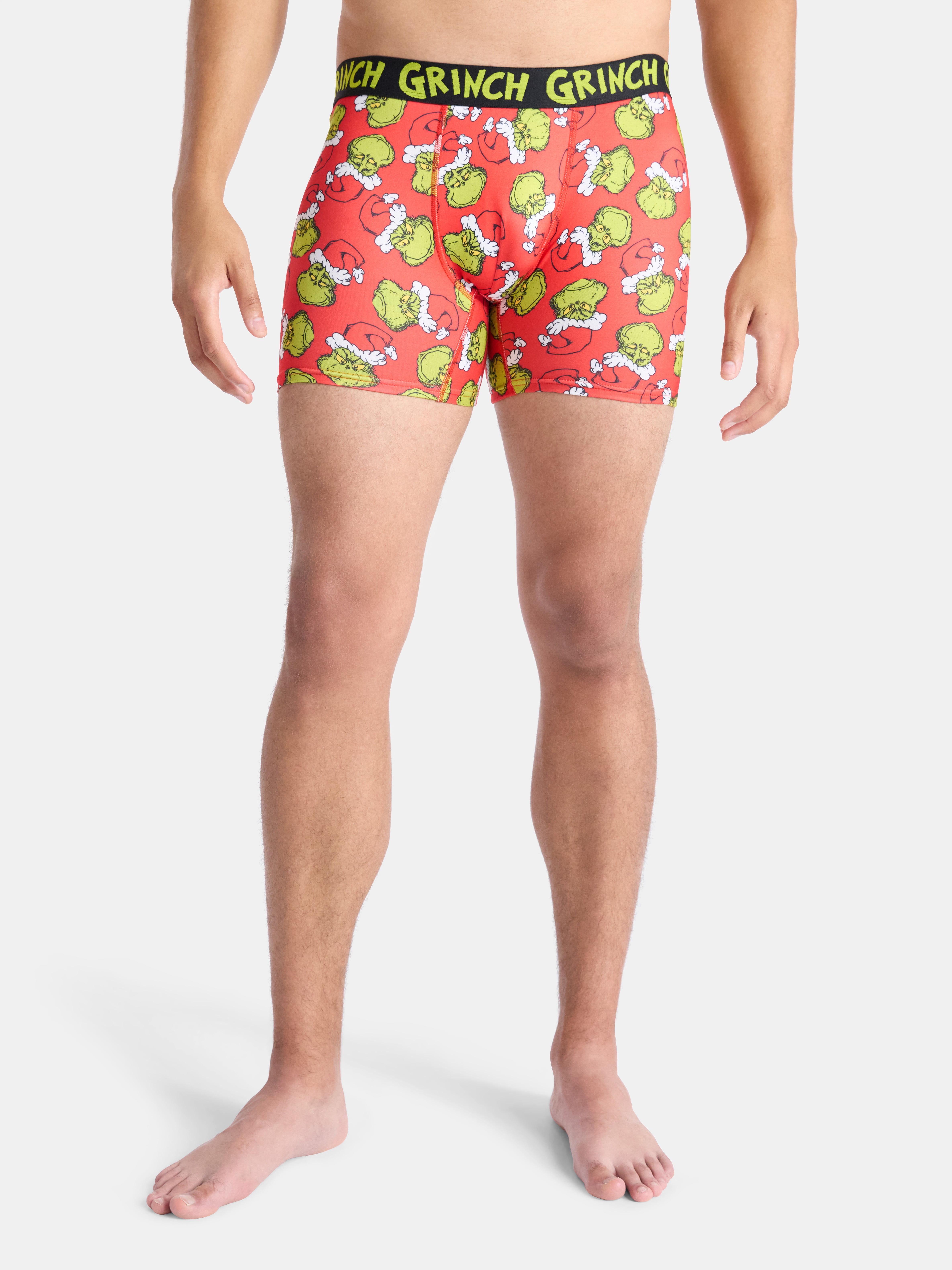 Dr. Seuss The Grinch Men’s Boxer Briefs, 2-Pack, Sizes S-XL
