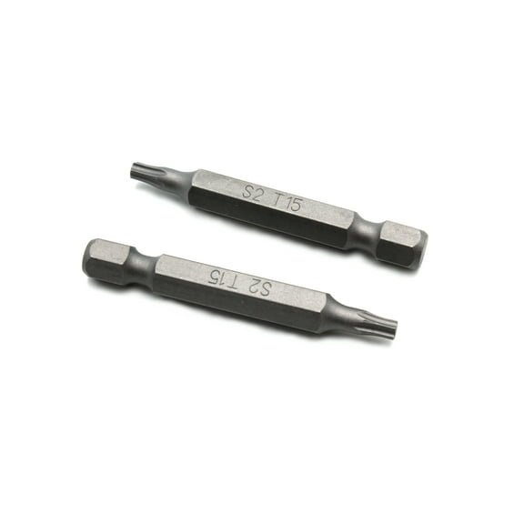 TEMO 25 pc T15 Torx 6 point 2 Inch (50 mm) Screwdriver Insert Bits