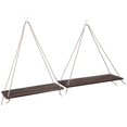 thumbnail image 4 of Home Decoration,2pcs Wooden Wall Storage Wall Hanging Rack Floating Shelves Time-Tested Durability, 4 of 8