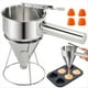 thumbnail image 1 of Dispensador de Masa para Panqueques de Acero Inoxidable, Dispensador de Pastel de Embudo con de Presión, para Cupcakes., 1 of 5