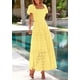 thumbnail image 4 of Vestido de Verano PRETTYGARDEN 2025 con Escote Cuadrado y Mangas Abullonadas, 4 of 8