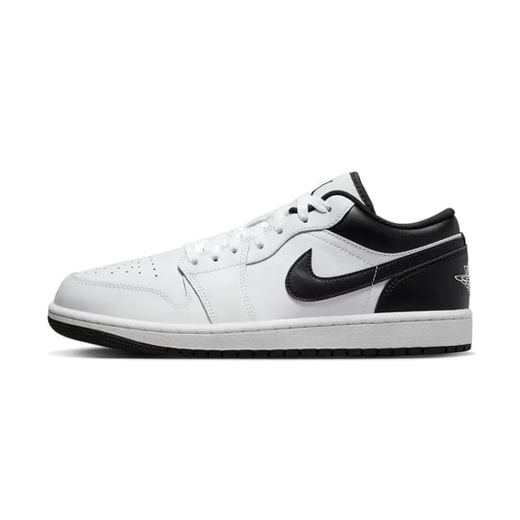 Air Jordan 1 Low Men's Trainers Sneakers, White Black, 10.5