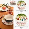 thumbnail image 3 of SKYSONIC Christmas Balloons Trivets Pot Holders Set of 2, Hot Pads, Table Mats,Placemats Set for Cooking and Baking, Cotton Braided Hot Pads 7in+9in, 3 of 7
