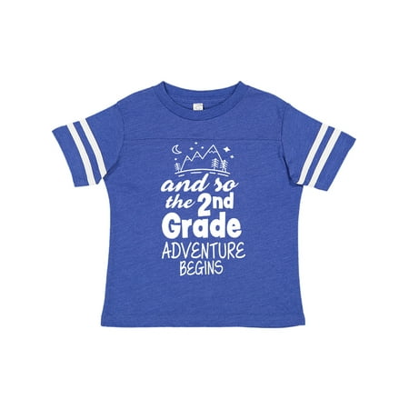 

Inktastic The 2nd Grade Adventure Begins Gift Toddler Boy or Toddler Girl T-Shirt