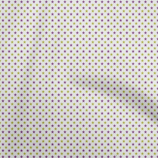 oneOone Velvet Violet Fabric Stars Sewing Craft Projects Fabric Prints By Yard 58 Inch Wide