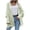 Green, variant on Herrnalise Women's Long Sleeve Open Front Casual Lightweight Soft Knit Solid Cardigan Sweater Outerwear Batwing Sleeve Knitted Jacket