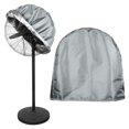 thumbnail image 3 of Cateissary Cubierta de ventilador industrial resistente Ventilador exterior duradero Almacenamiento y organización del hogar Gris 61x19x61cm, 3 of 6