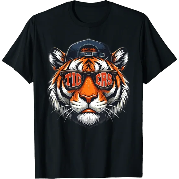 Graphic Tee Tiger For Men Women Boys Girls T-Shirt