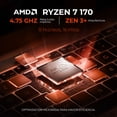 thumbnail image 3 of Laptop Gamer ASUS TUF Gaming A16 GeForce RTX 4050 6GB Ryzen 7 170 16GB DDR5 512GB SSD Pantalla 16” WUXGA 144Hz Windows 11 Teclado Ingles, 3 of 6