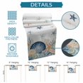 thumbnail image 6 of Navy Blue Coastal Table Runner 72 Inches, Shell Starfish Coral Nautical Summer Beach Bed Runner Dresser Scarves Tabletop for Indoor Outdoor Parties/Ceremony/Banquet, 14" x 72", 6 of 9