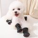 thumbnail image 3 of ZHAOCHENG unids/set zapatos de invierno para perros botas de nieve cálidas zapatos impermeables para perros pequeños para chihuahua (rojo tamaño 4), 3 of 5