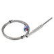 thumbnail image 2 of Sonde thermocouple PT100 à filetage M8, résistance platine, 50 mm, capteur de température, fil 0-400 °C (2 m), 2 of 4
