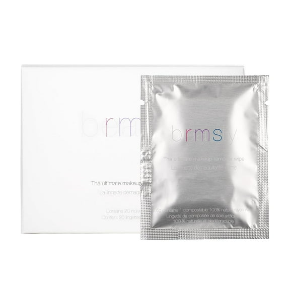 RMS Beauty RCC4 Ultimate Makeup Remover Wipe 20 Count (Pack of 2)