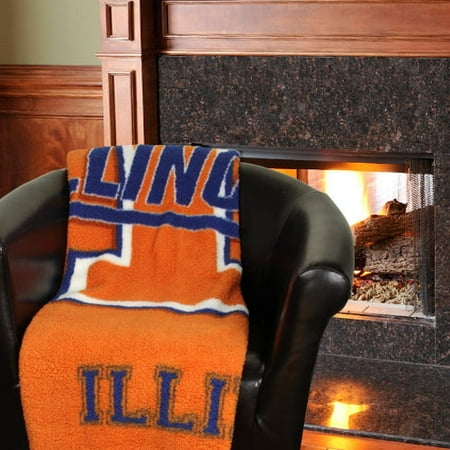 Illinois Fighting Illini Blanket - NCAA Illinois Fighting Illini