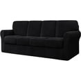 thumbnail image 1 of CHUN YI Stretch Checks Spandex Sofa Cover Separate Backrests Cushions Cover Slipcover, 1 of 5