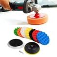 thumbnail image 4 of Almohadillas de Pulido para Pulidor de Automóviles con Adaptador de Taladro, Juego de 10, 5 Pulgadas, 4 of 6