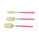 thumbnail image 1 of 3x Palitos de esponja telescópicos Palitos para arrojar arcilla Herramientas para dar forma a la cerámica para eliminar agua Principiantes Cerámica Rosa, 1 of 8