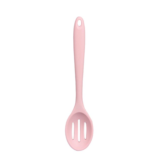 Yuarrent Cuchara de filtro Filtros de cocina convenientes Ahuecado Fácil almacenamiento Cucharas de cocina flexibles Utensilios de cocina para Mostrada Colador color al azar