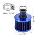 thumbnail image 4 of 2uds 12mm Universal Aire Filtro Limpiador con Ajustable Abrazadera Azul Unique Bargains filtros de aire para deportes motorizados, 4 of 7