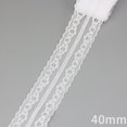 thumbnail image 2 of (5 yardas/rollo) cinta de encaje blanco tela correas decoración encantador embalaje de regalo Material de poliéster, 2 of 5